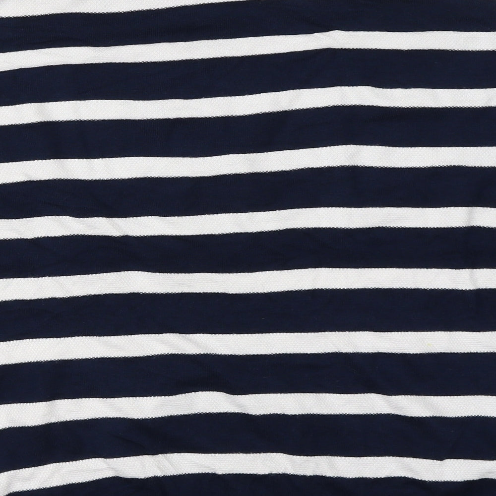 ESMARA Womens Blue Striped  Pullover Jumper Size S