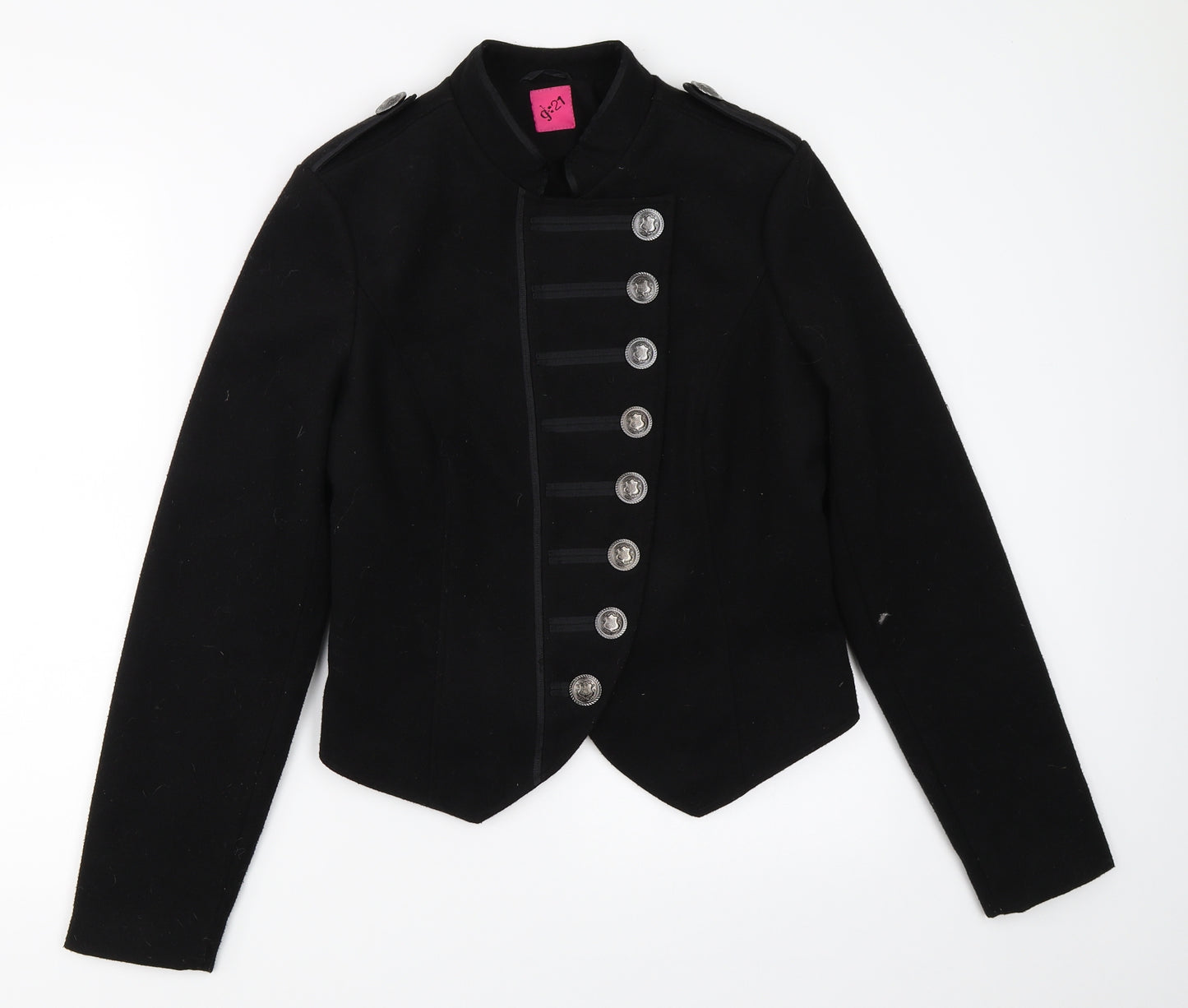 George Womens Black   Military Jacket Coat Size 10