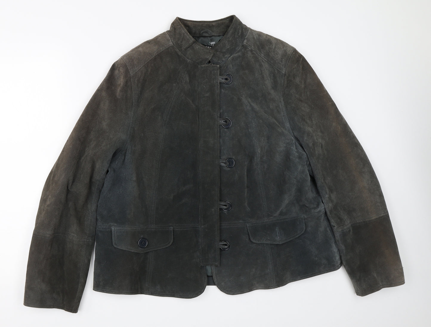 Evans Womens Grey   Jacket Coat Size 22