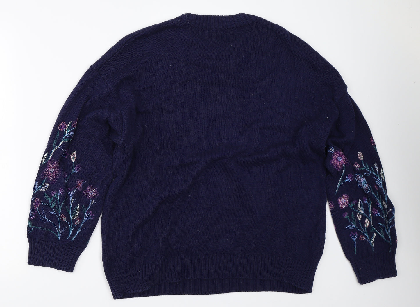 Per Una Womens Blue   Pullover Jumper Size L