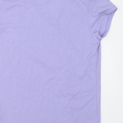 LA Gear Womens Purple   Basic T-Shirt Size 14