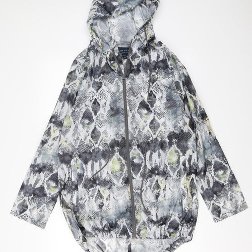 Rainy Days Womens Grey   Rain Coat Coat Size S