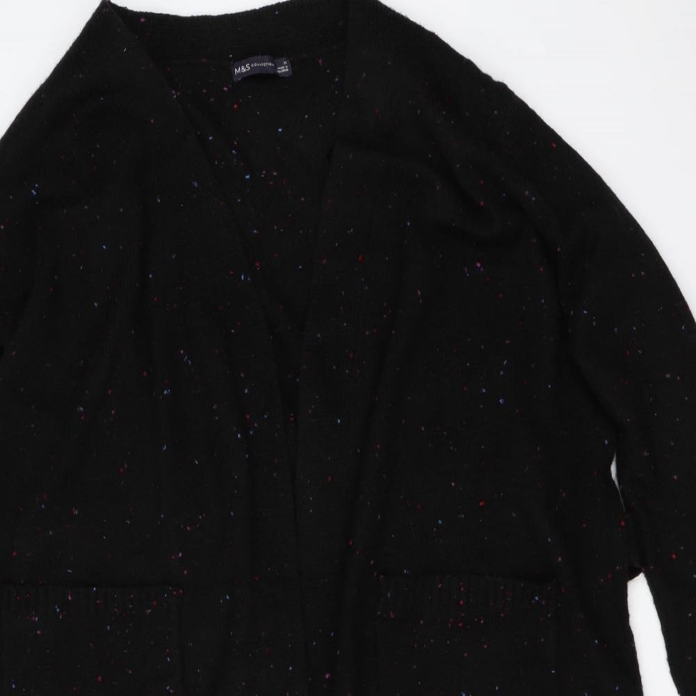 Marks and Spencer Womens Black   Cardigan Jumper Size M