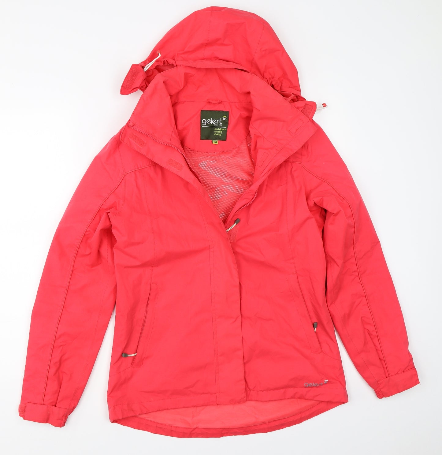 Gelert Womens Pink   Windbreaker Coat Size 10