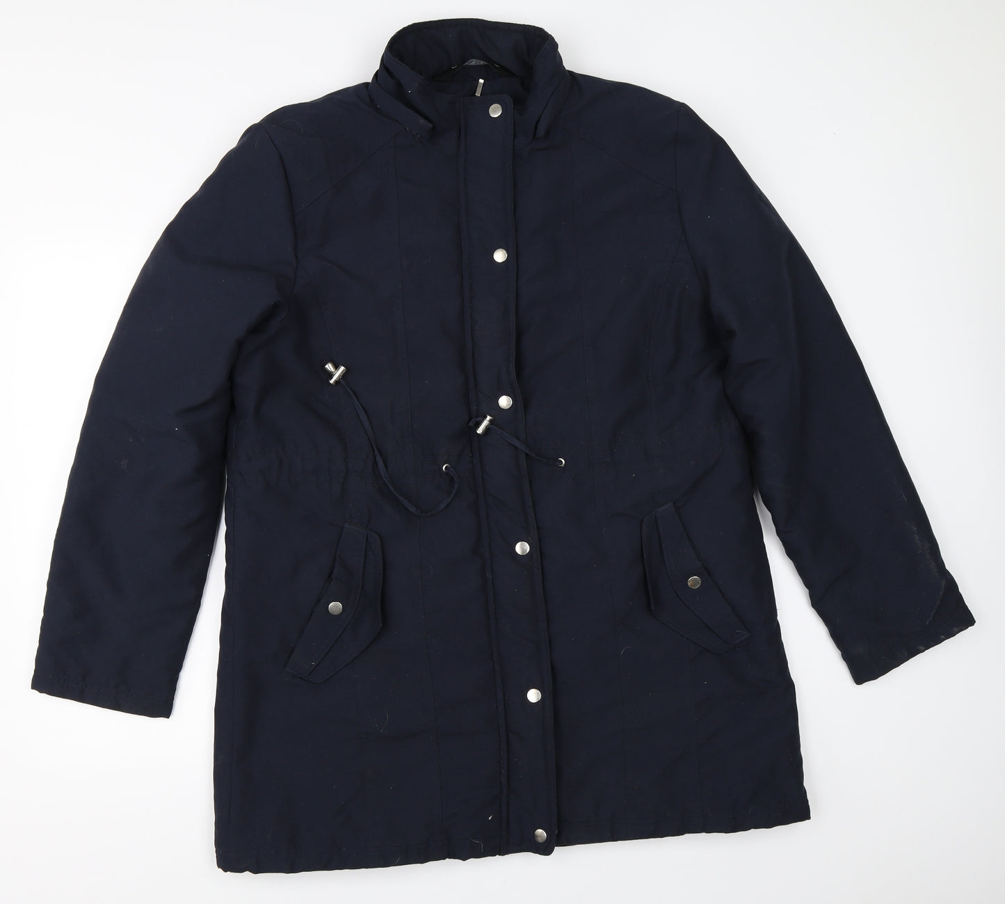 Classic Womens Blue   Parka Coat Size 16