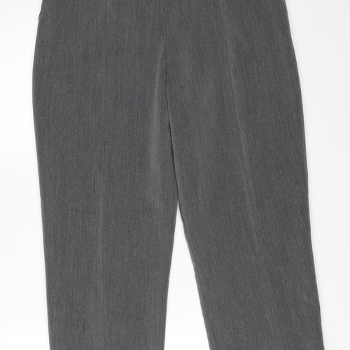 BASSINI Womens Grey   Trousers  Size 16 L25 in