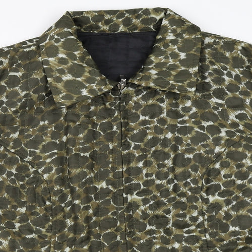 Ginar Womens Green   Jacket Coat Size 16