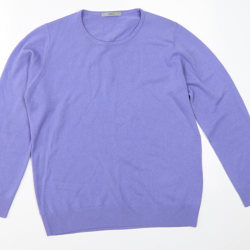 Marks and Spencer Womens Blue   Pullover Jumper Size 14