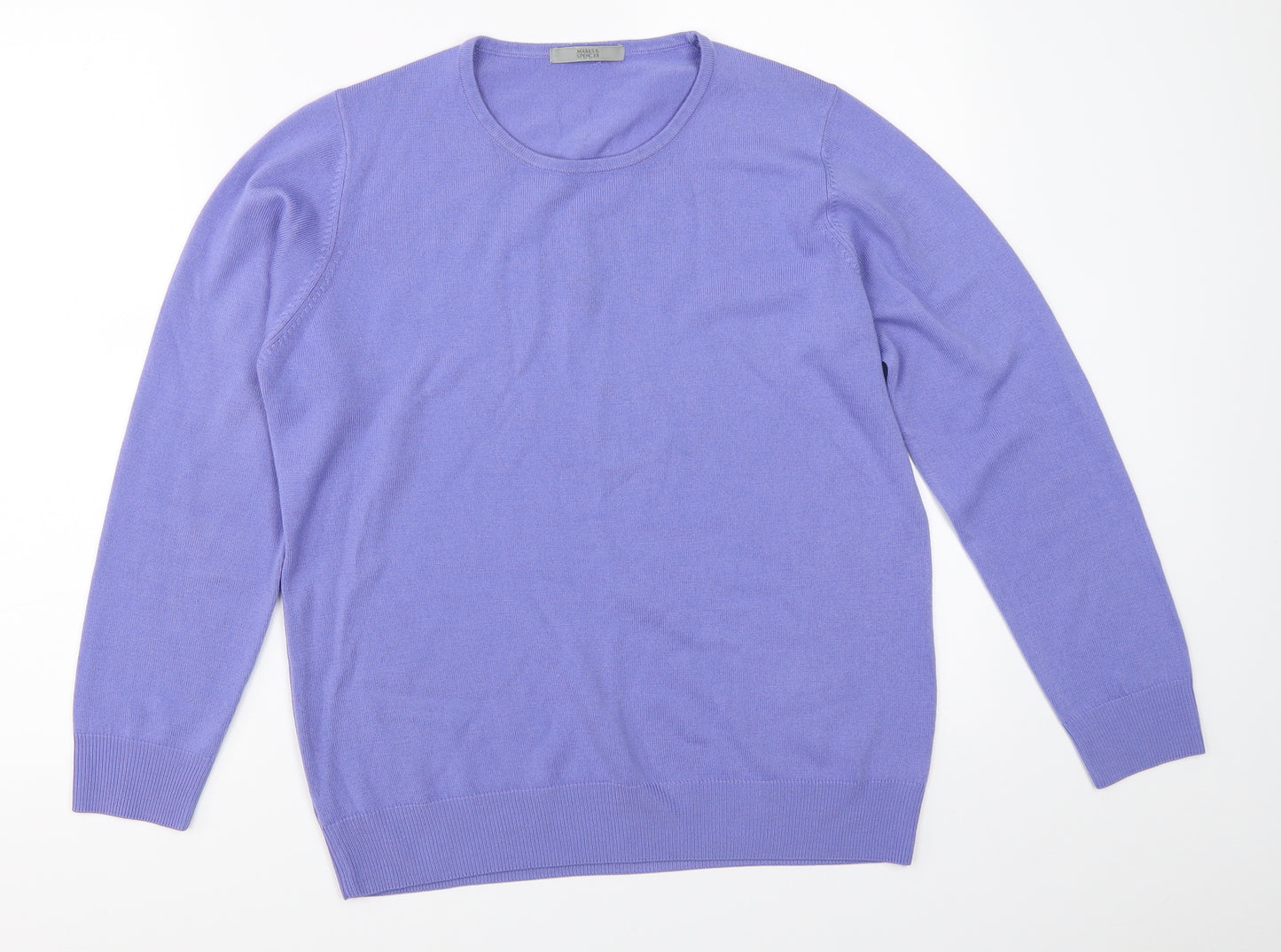 Marks and Spencer Womens Blue   Pullover Jumper Size 14
