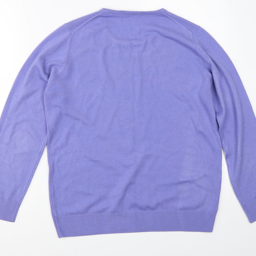 Marks and Spencer Womens Blue   Pullover Jumper Size 14
