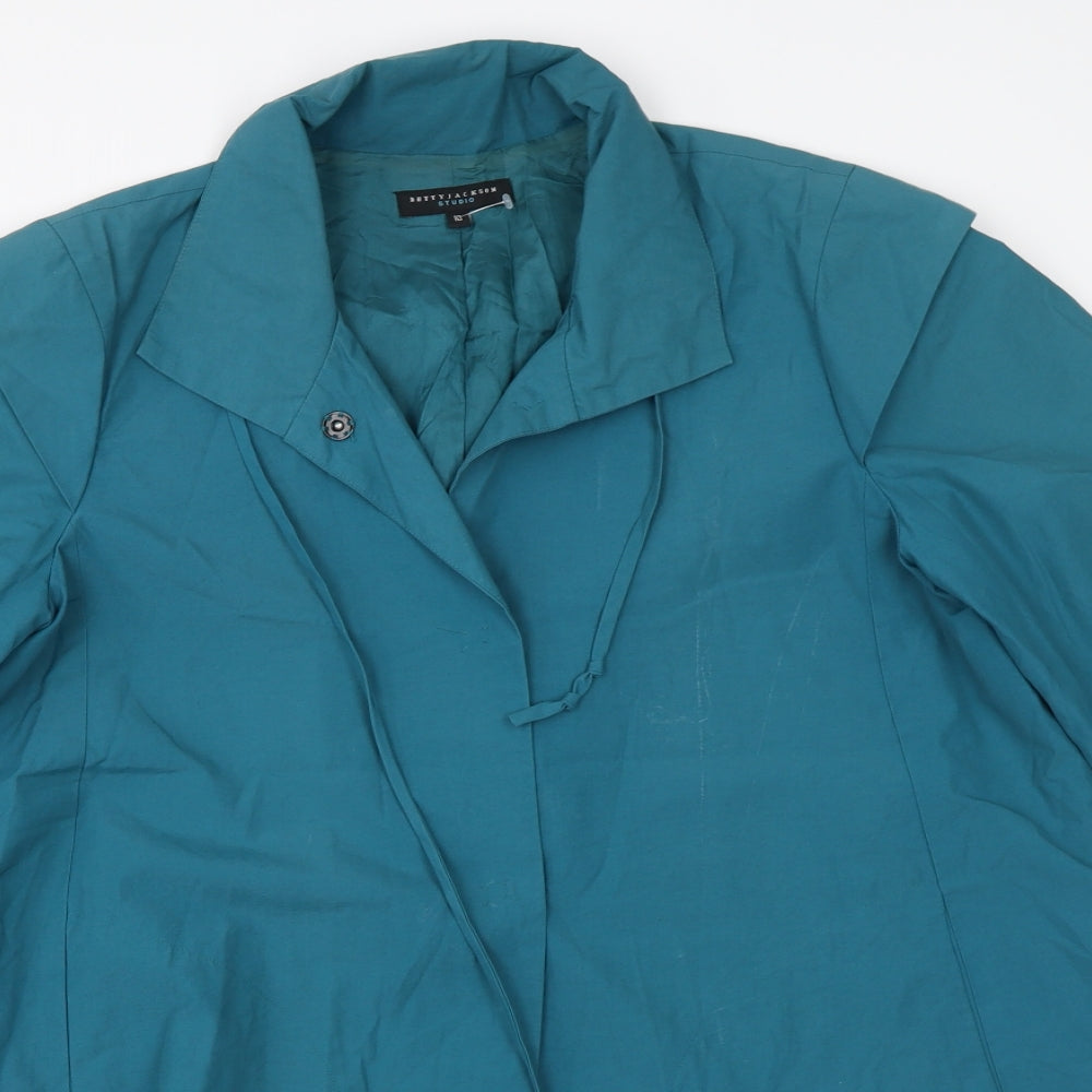 Betty Jackson Womens Blue   Jacket Coat Size 10