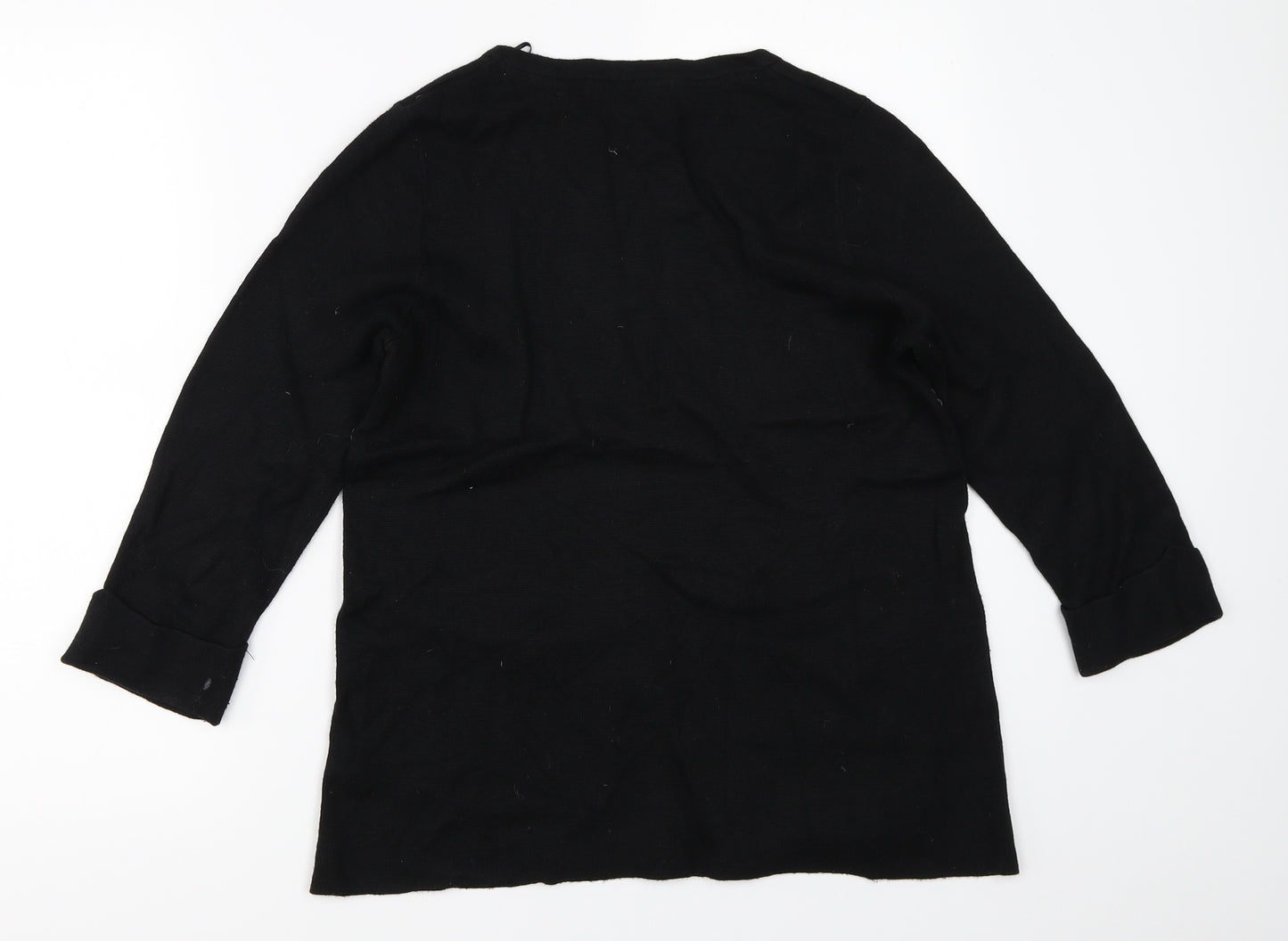 Marks and Spencer Womens Black   Pullover Jumper Size 12
