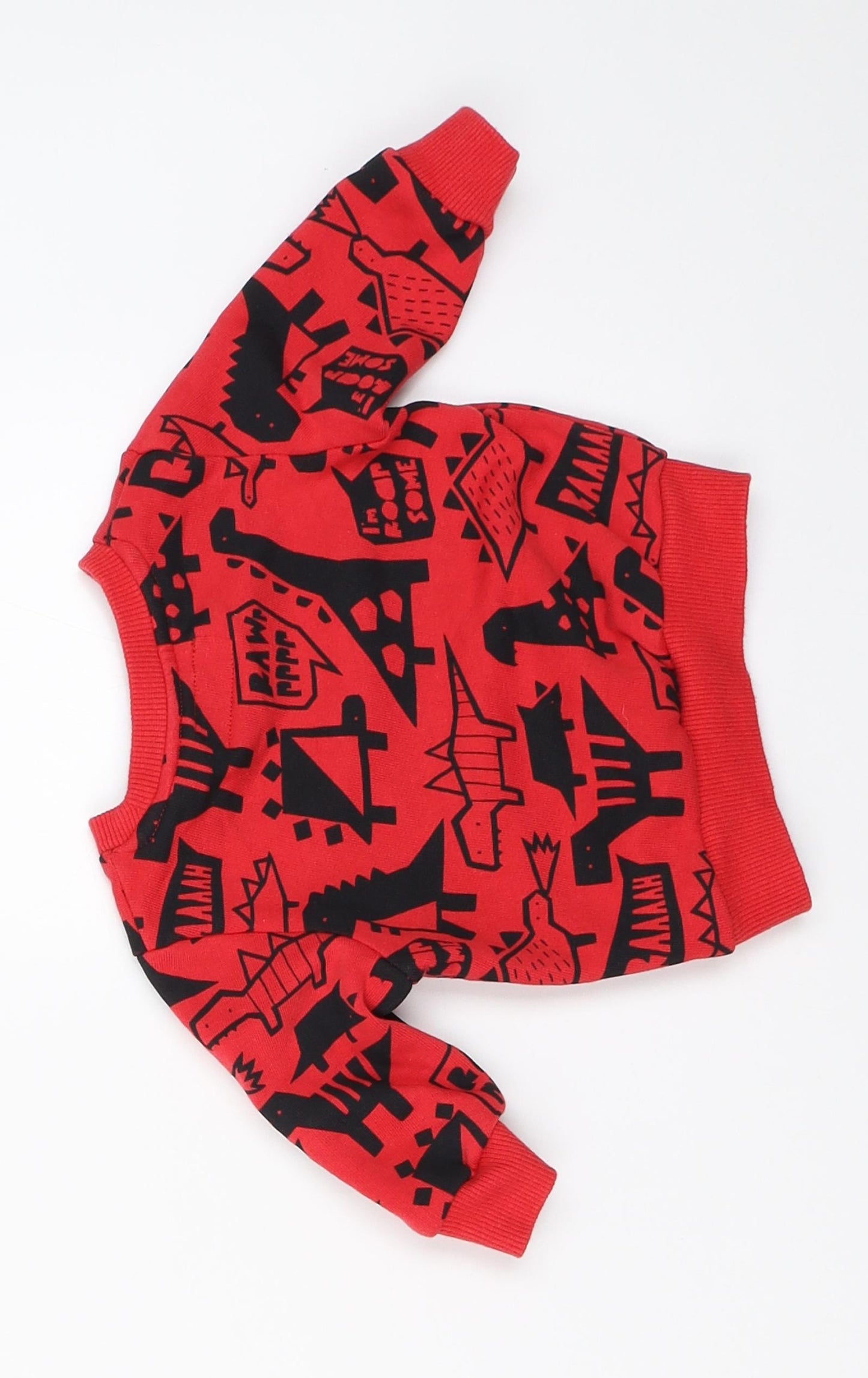 NEXT Boys Red   Pullover Jumper Size 3-6 Months
