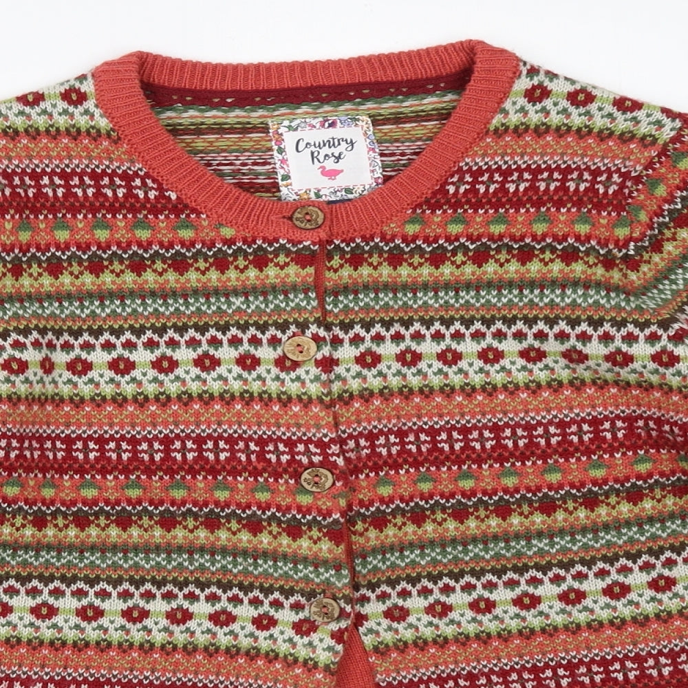 EWM Womens Orange   Cardigan Jumper Size S