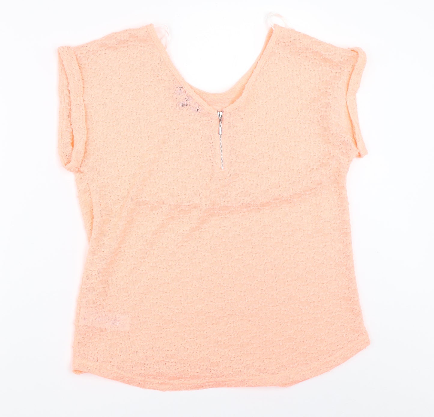 New Look Womens Orange   Basic T-Shirt Size 12
