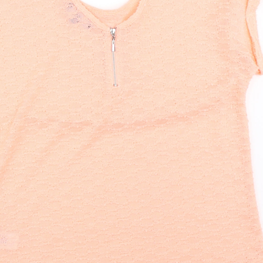 New Look Womens Orange   Basic T-Shirt Size 12