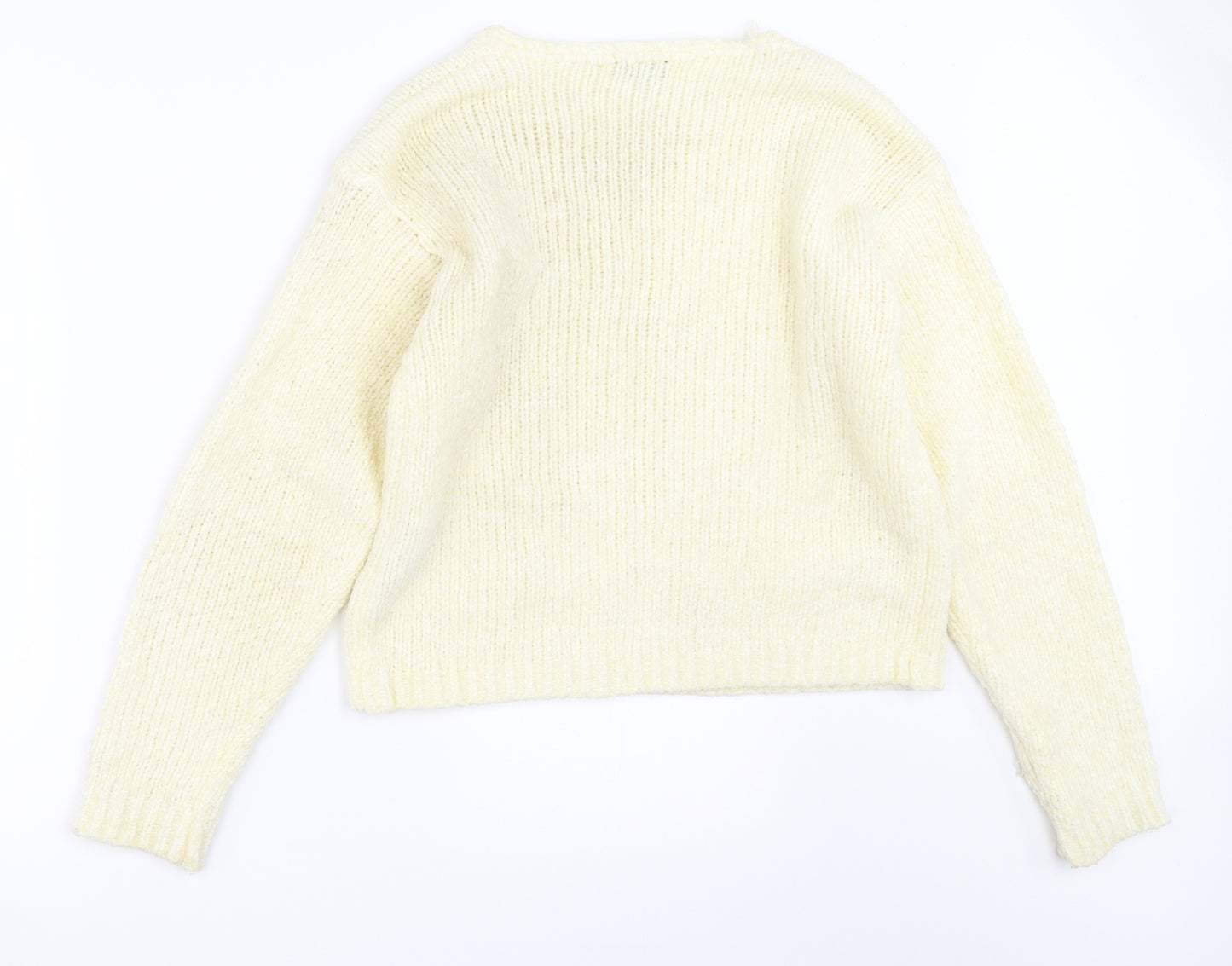 Select Womens Ivory   Pullover Jumper Size M