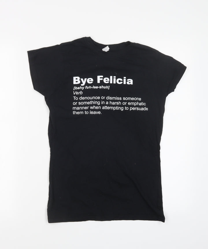 Gildan Womens Black   Basic T-Shirt Size M