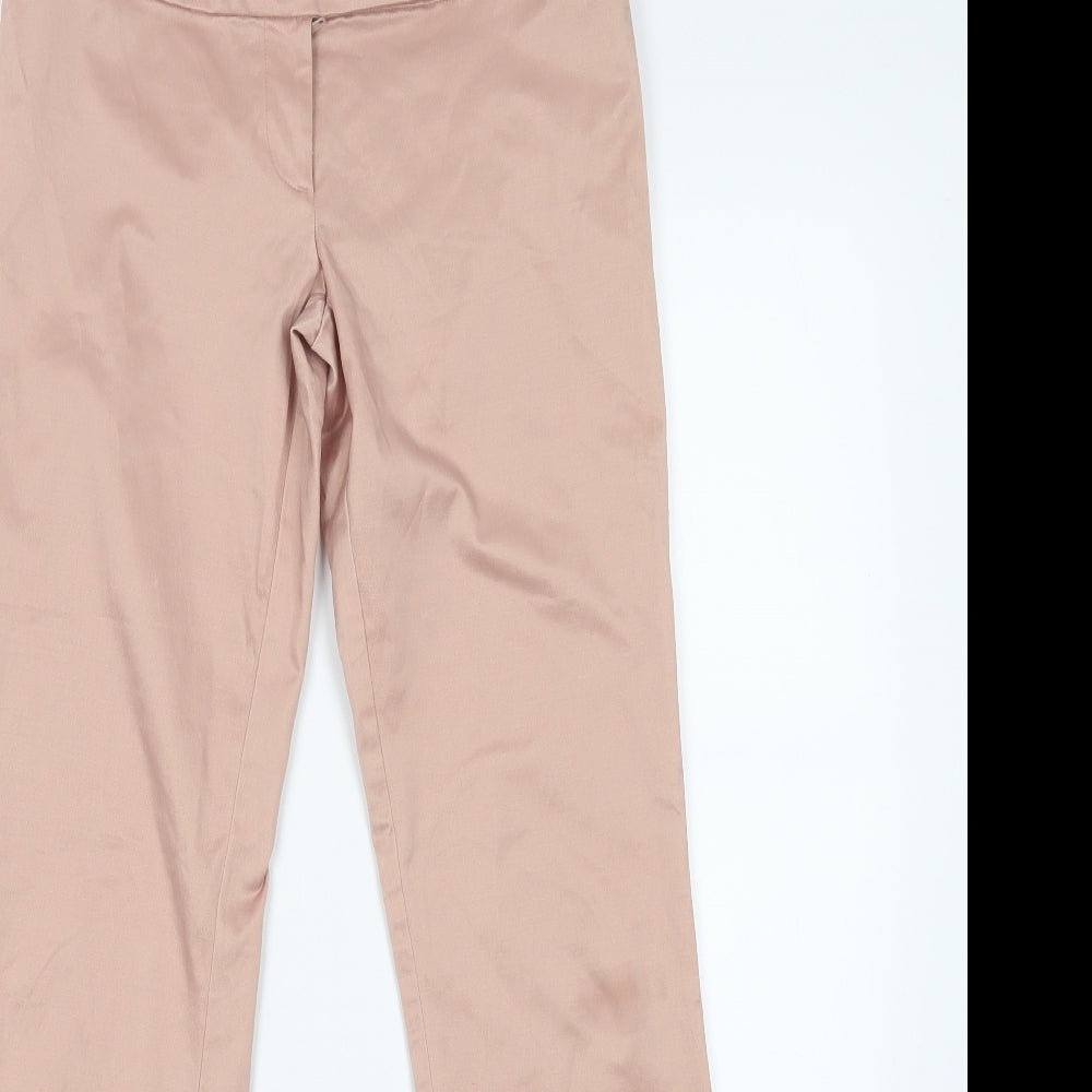 Topshop Womens Pink   Trousers  Size 10 L30 in