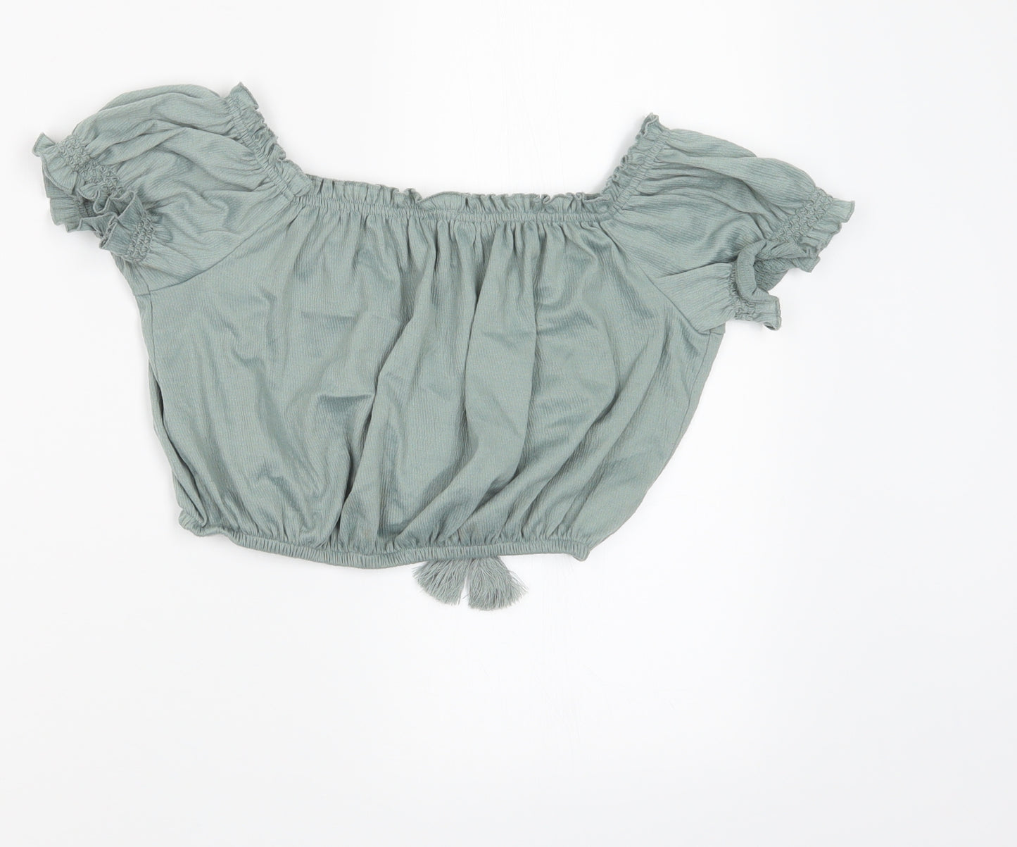 H&M Womens Green   Cropped Tank Size S