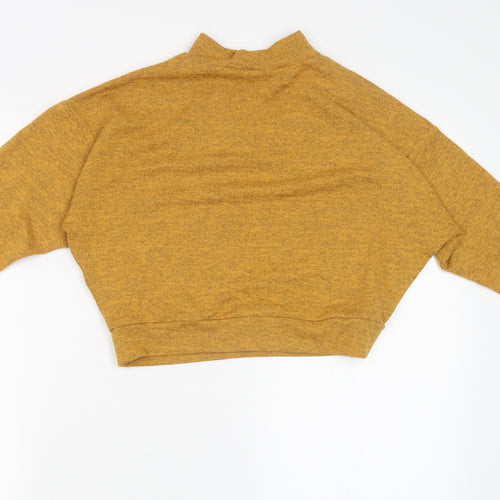 New Look Girls Yellow  Knit Cropped Casual Size 14-15 Years  - Cropped