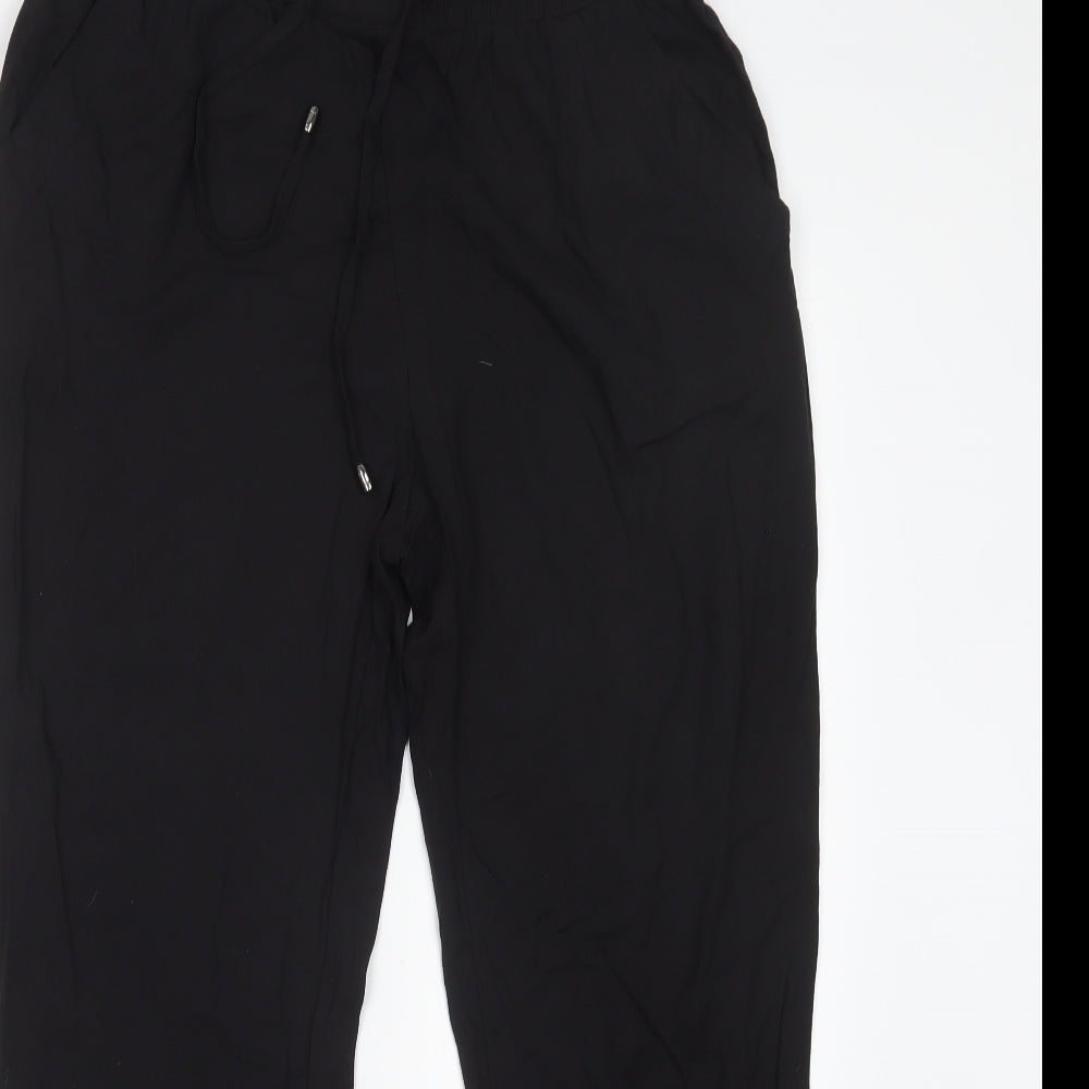 New Look Womens Black   Trousers  Size 14 L28 in