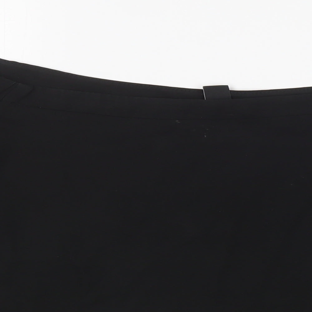 New Look Womens Black  Mesh Basic Blouse Size 16