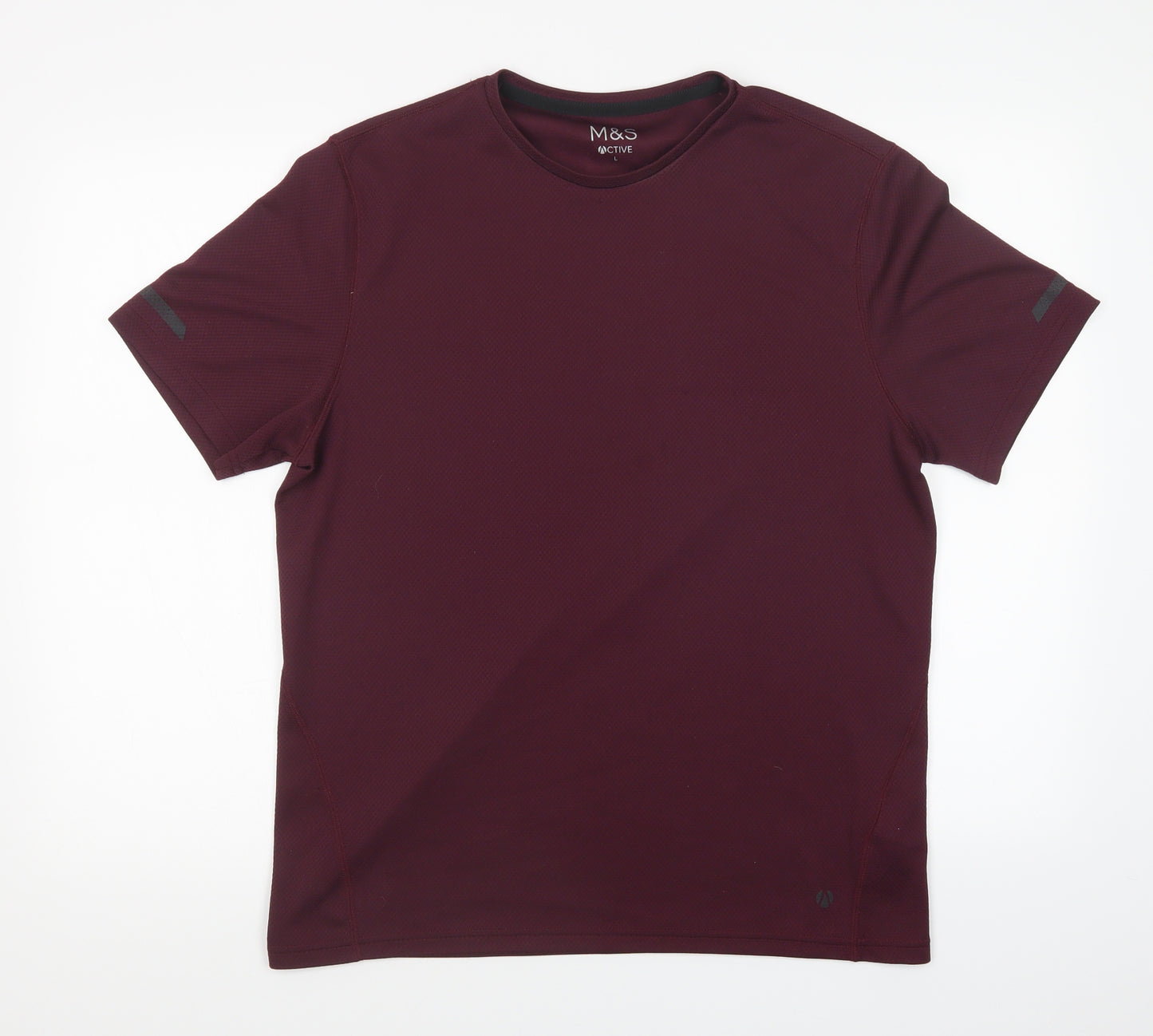 Marks and Spencer Mens Purple    T-Shirt Size L