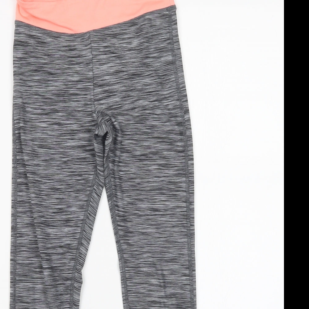 H&M Womens Grey   Sweat Shorts Size 8 - 3/4 leg