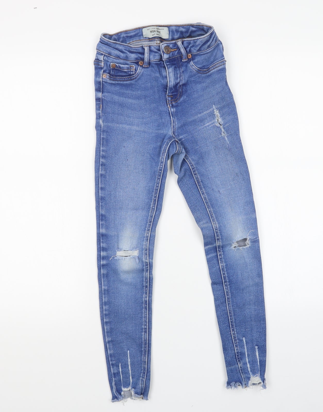New Look Girls Blue  Denim Skinny Jeans Size 11 Years