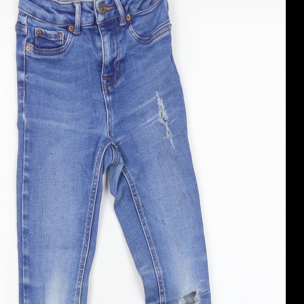 New Look Girls Blue  Denim Skinny Jeans Size 11 Years