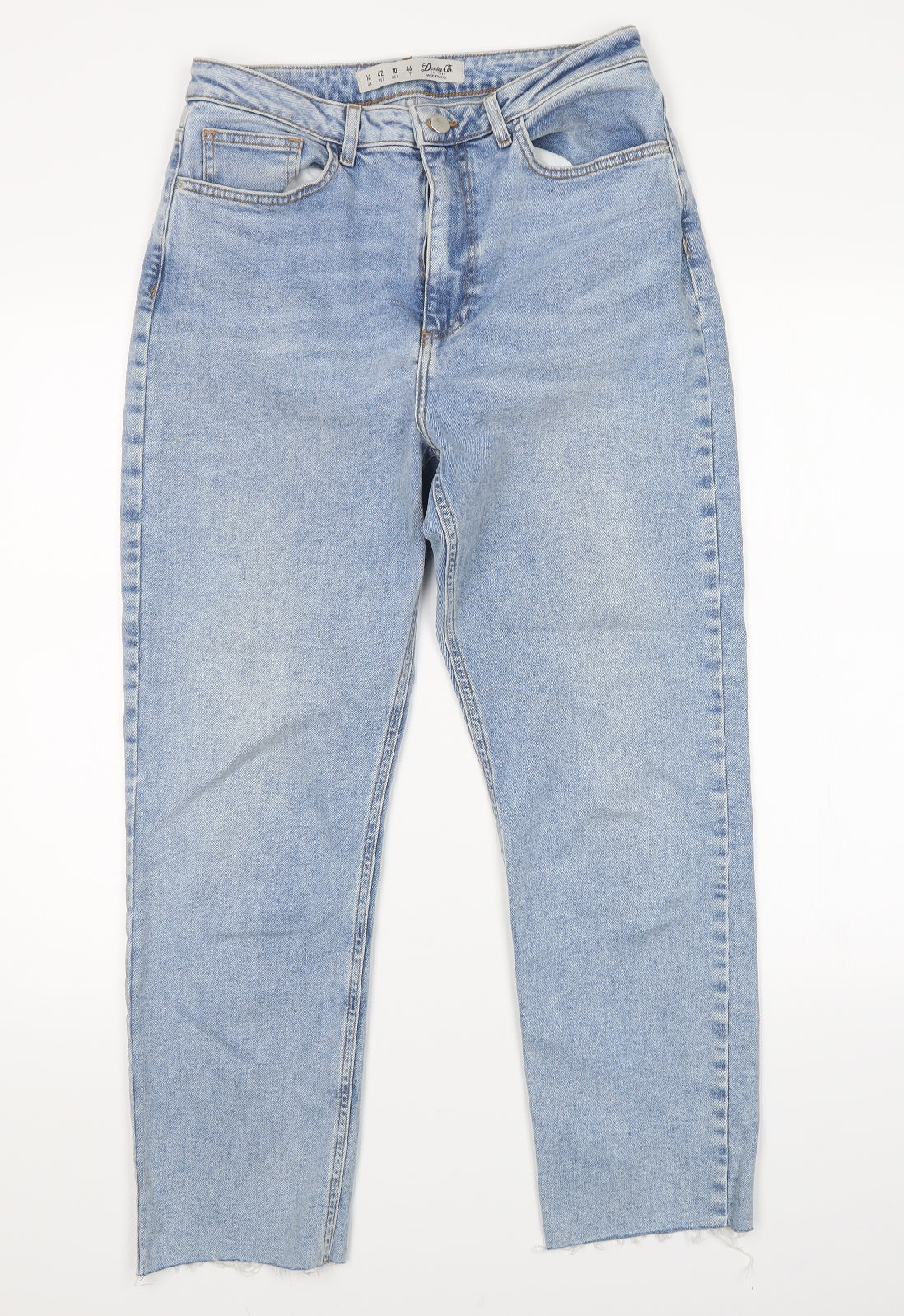 Primark Womens Blue   Straight Jeans Size 14 L28 in