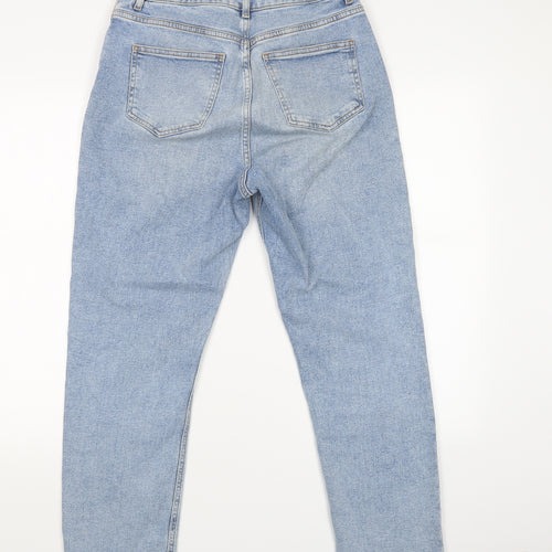 Primark Womens Blue   Straight Jeans Size 14 L28 in
