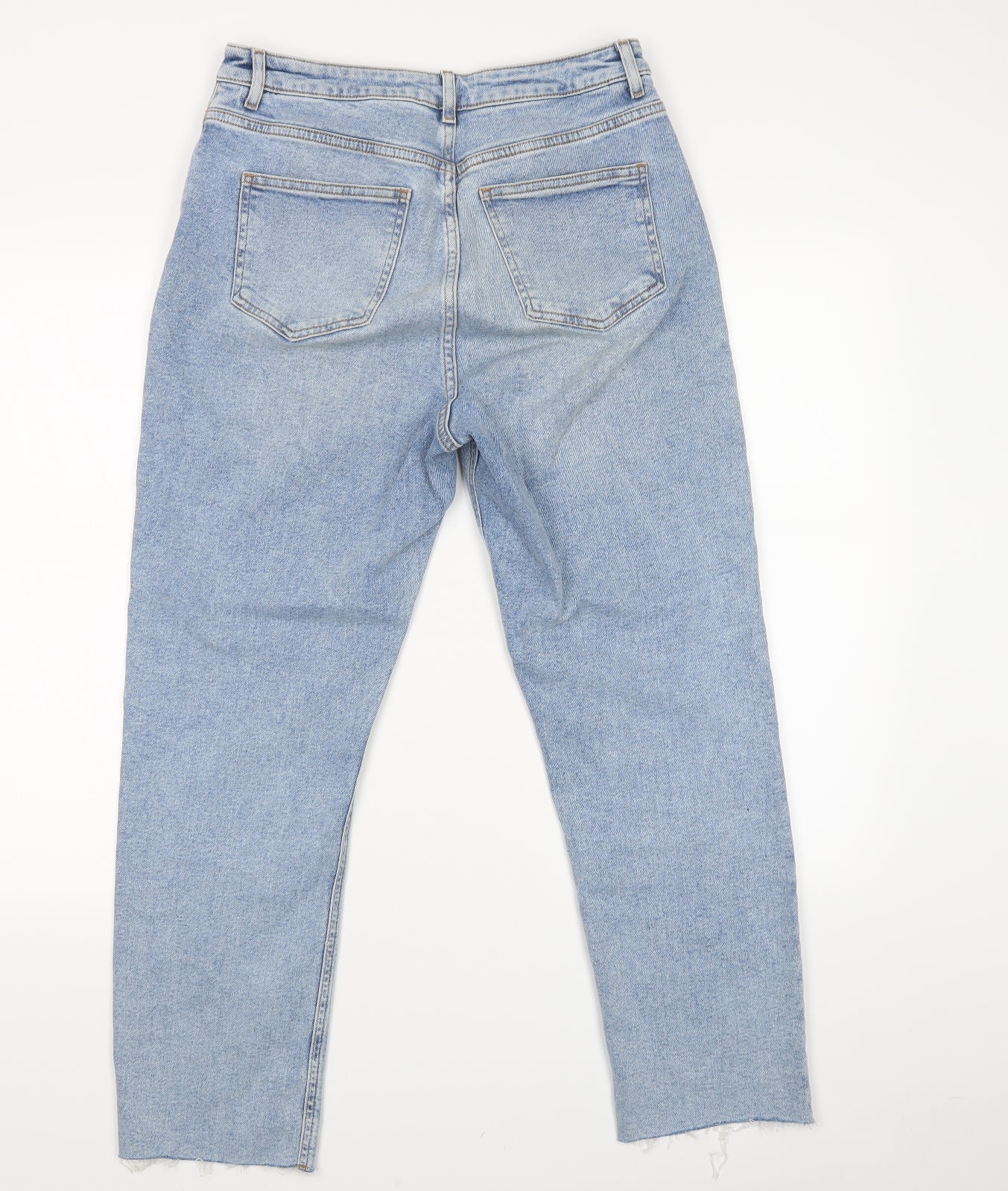 Primark Womens Blue   Straight Jeans Size 14 L28 in