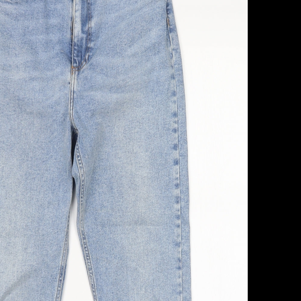 Primark Womens Blue   Straight Jeans Size 14 L28 in