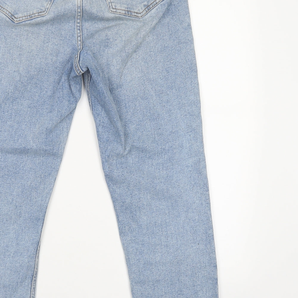 Primark Womens Blue   Straight Jeans Size 14 L28 in