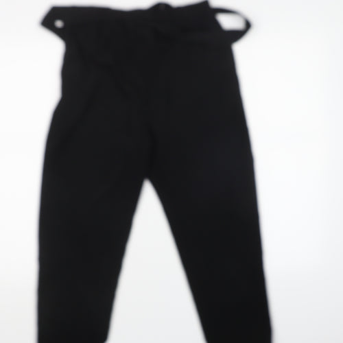 F&F Womens Black   Trousers  Size 8 L28 in