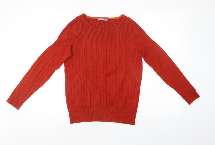 Marks and Spencer Womens Red  Knit Pullover Sweatshirt Size 16
