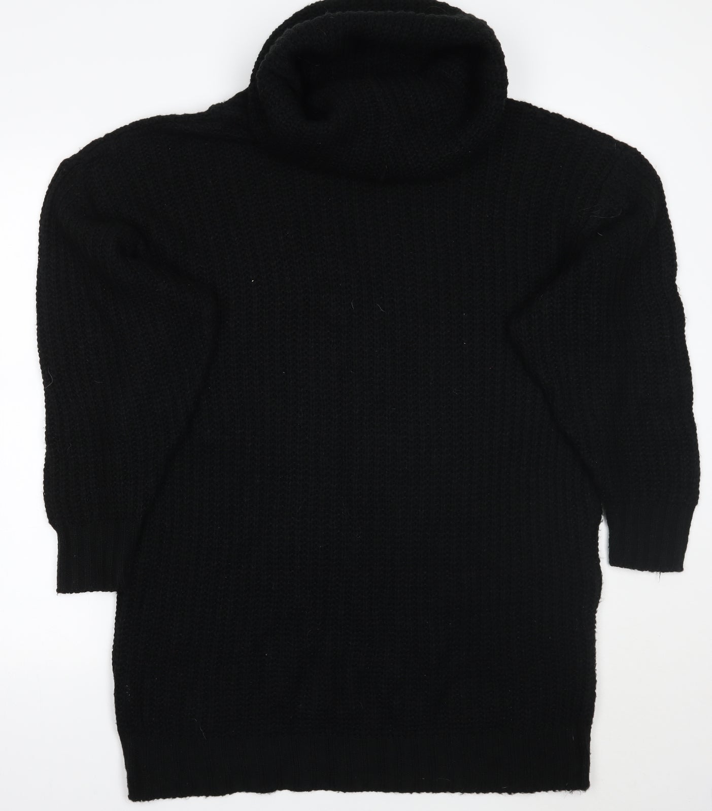 Boohoo Womens Black   Pullover Jumper Size L