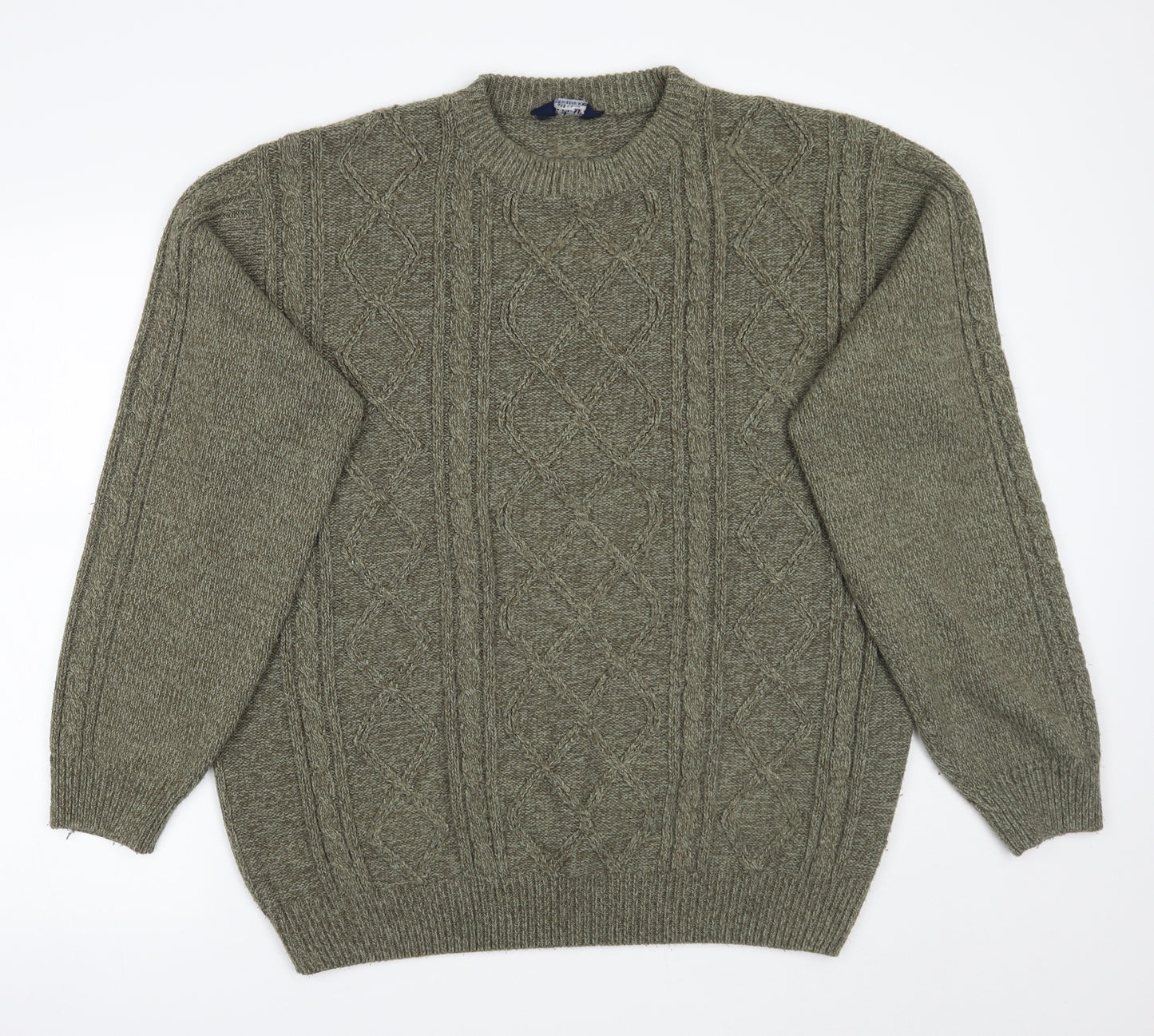Premier man Mens Green   Pullover Jumper Size L