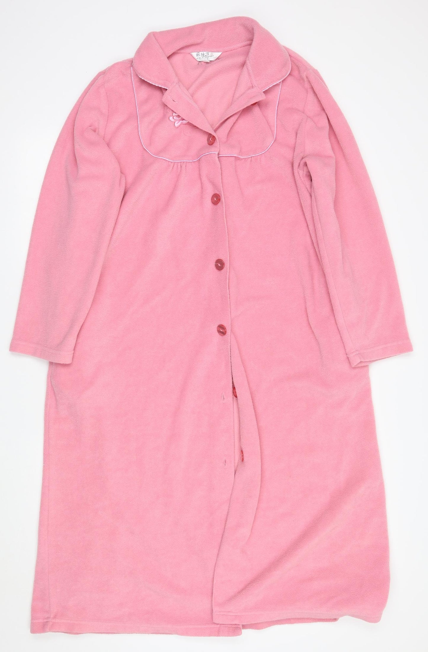 La Marquise Womens Pink Floral  Top Nightshirt Size M