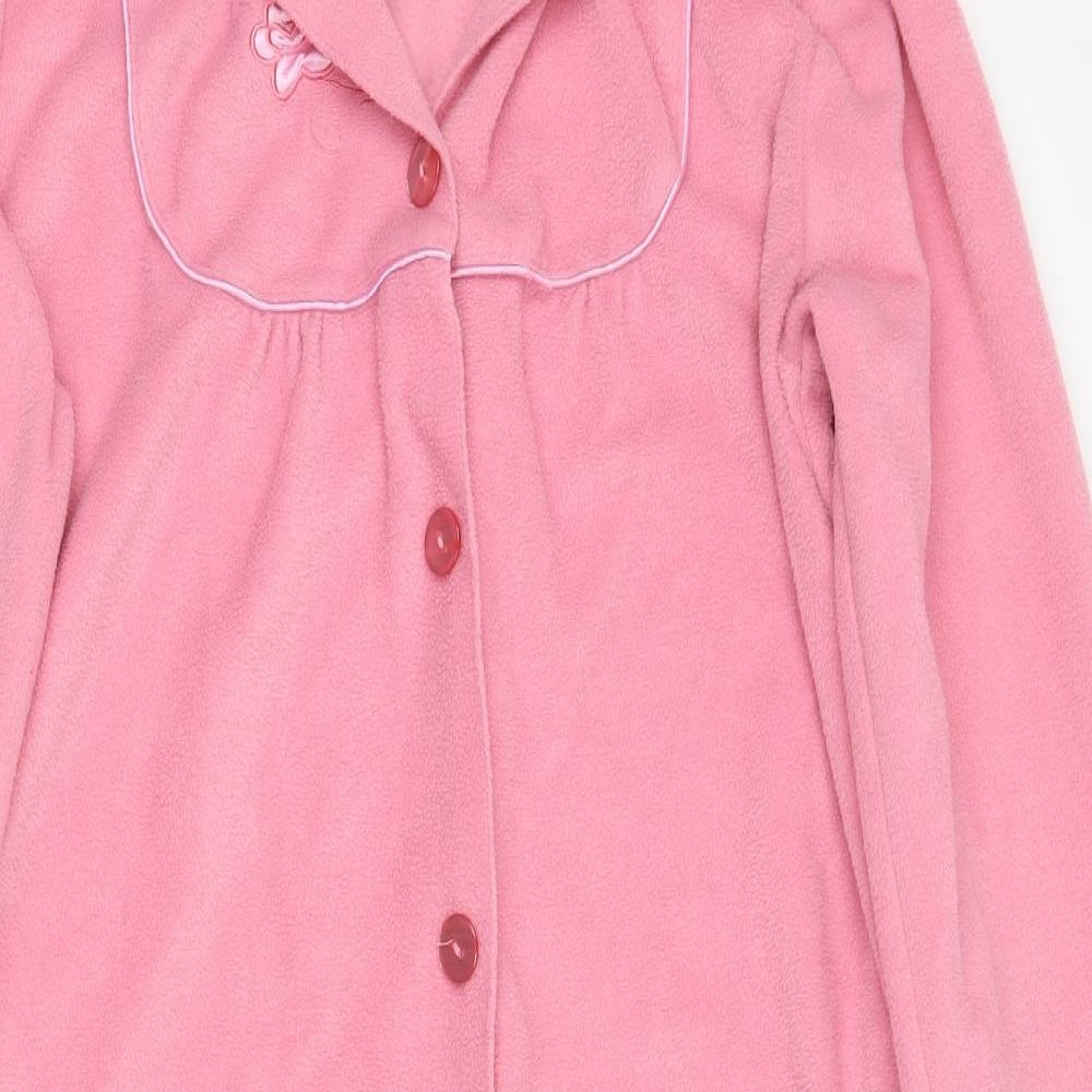 La Marquise Womens Pink Floral  Top Nightshirt Size M