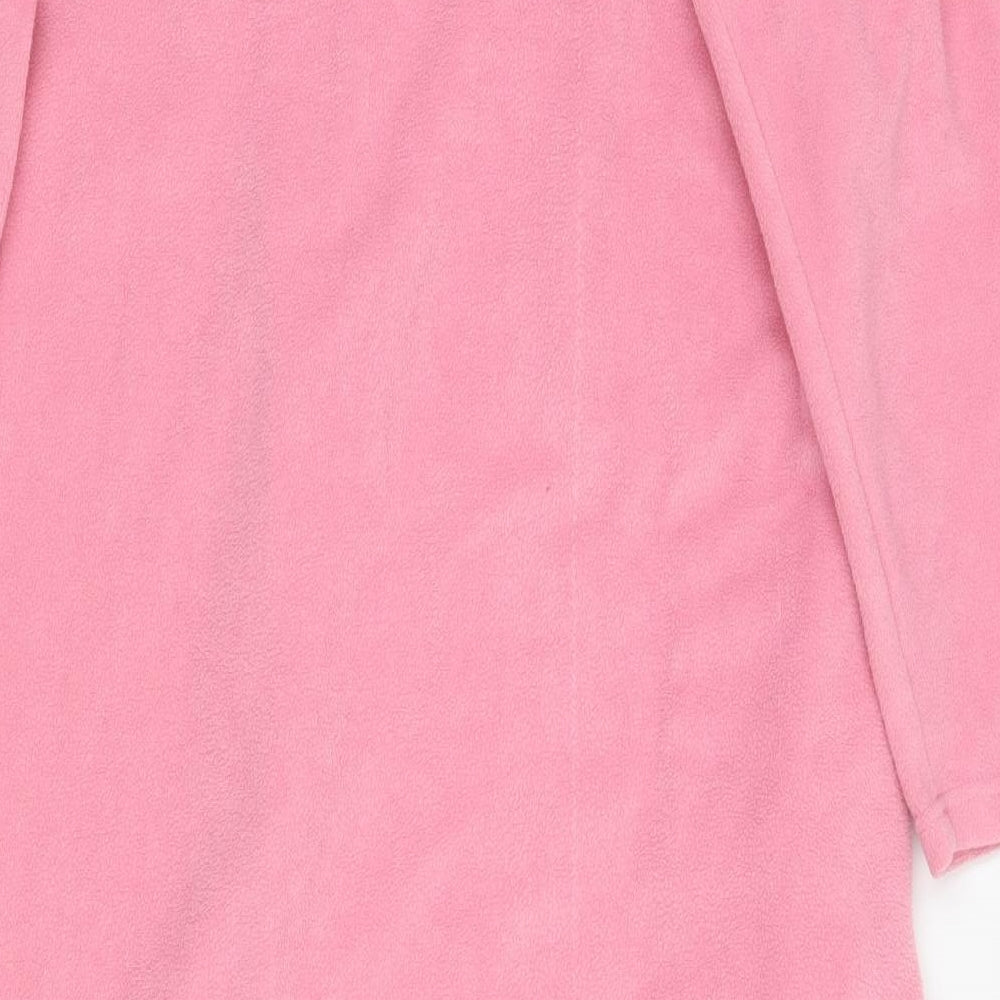 La Marquise Womens Pink Floral  Top Nightshirt Size M