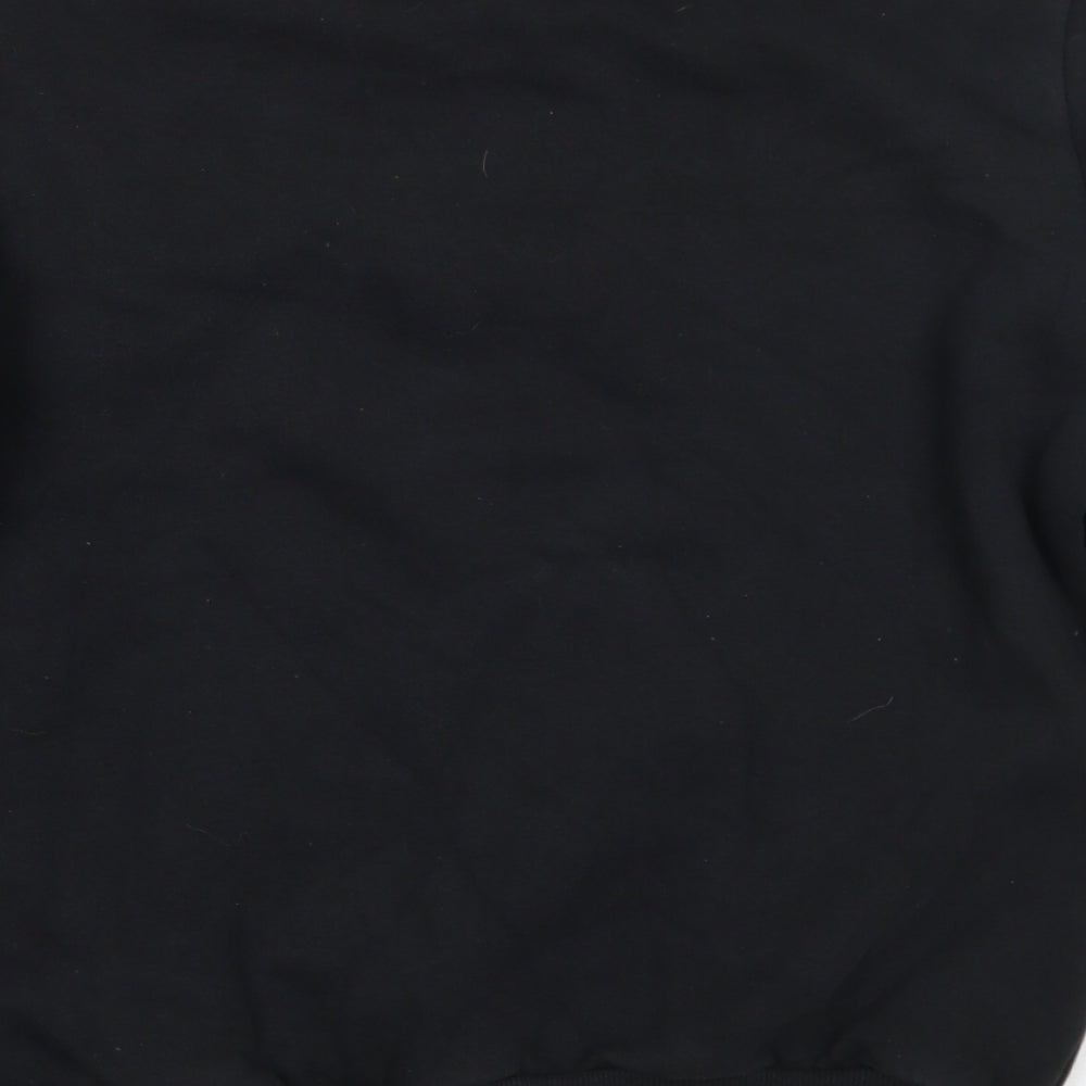 adidas Girls Black  Rayon Pullover Jumper Size 13 Years