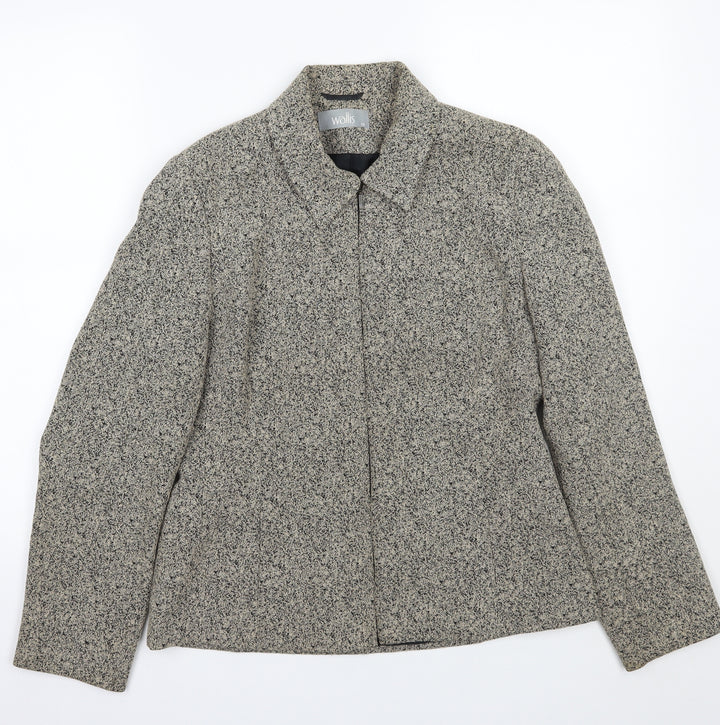Wallis Womens Beige   Jacket Coat Size 10