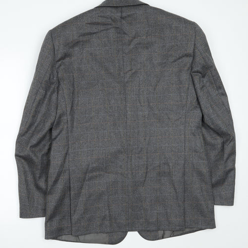 Brook t Mens Grey   Jacket Suit Jacket