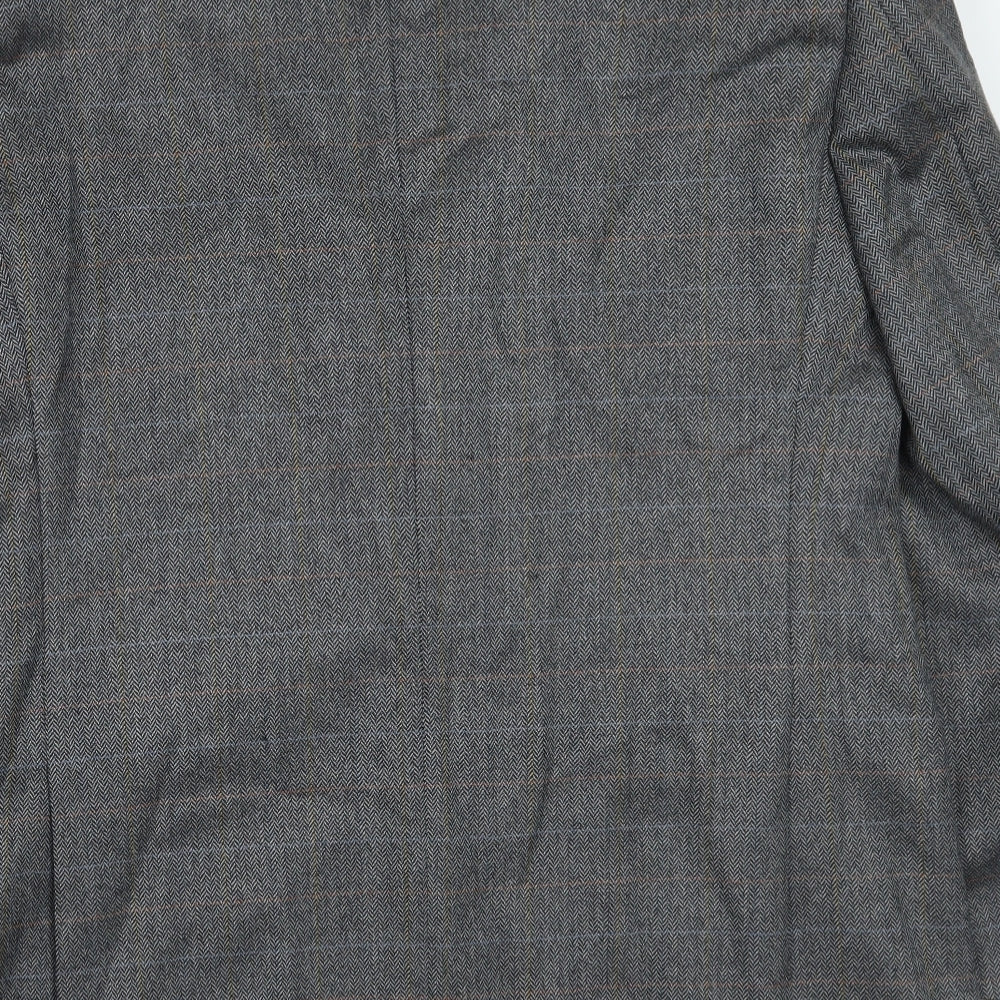 Brook t Mens Grey   Jacket Suit Jacket