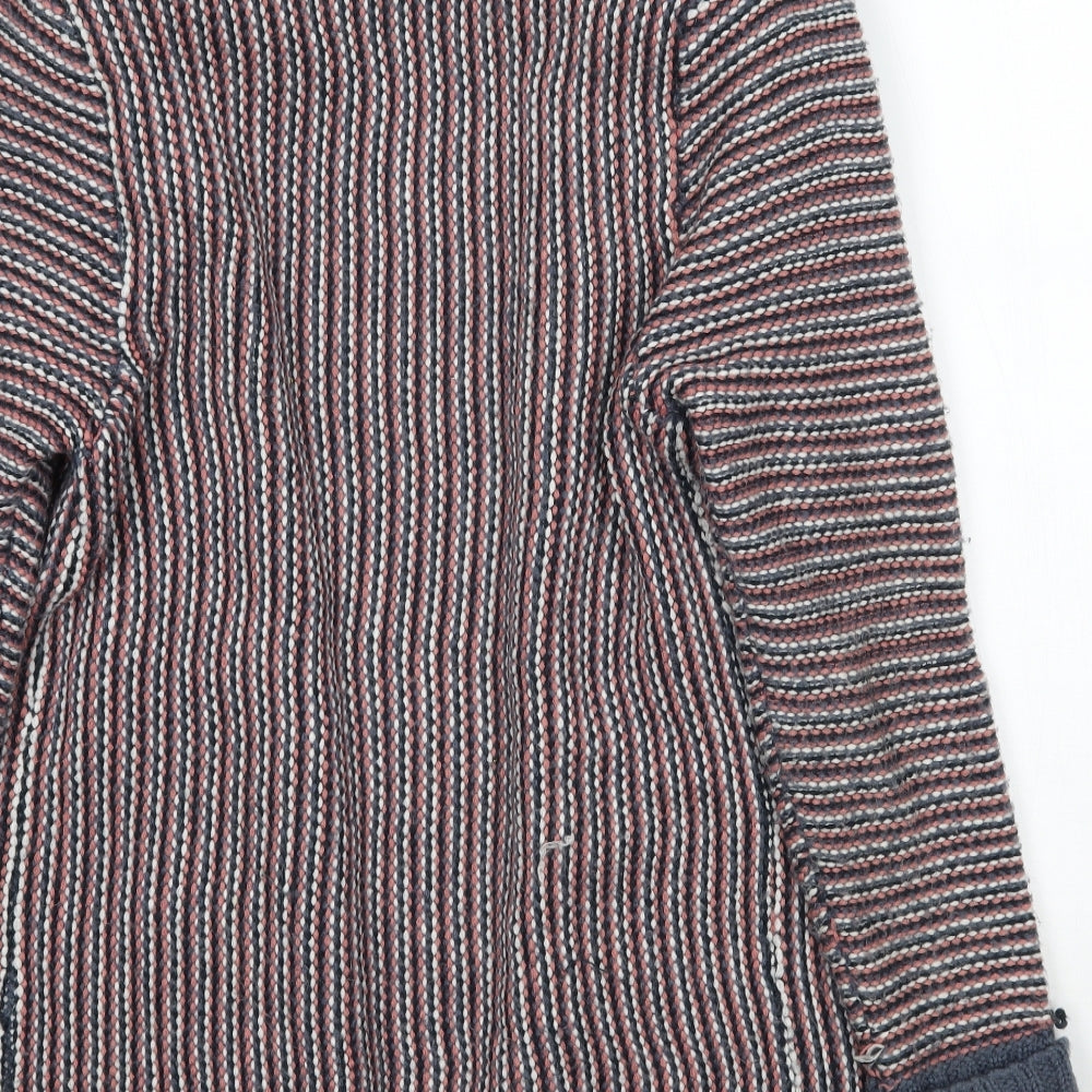 Peacocks Womens Pink Striped  Cardigan Jumper Size 14