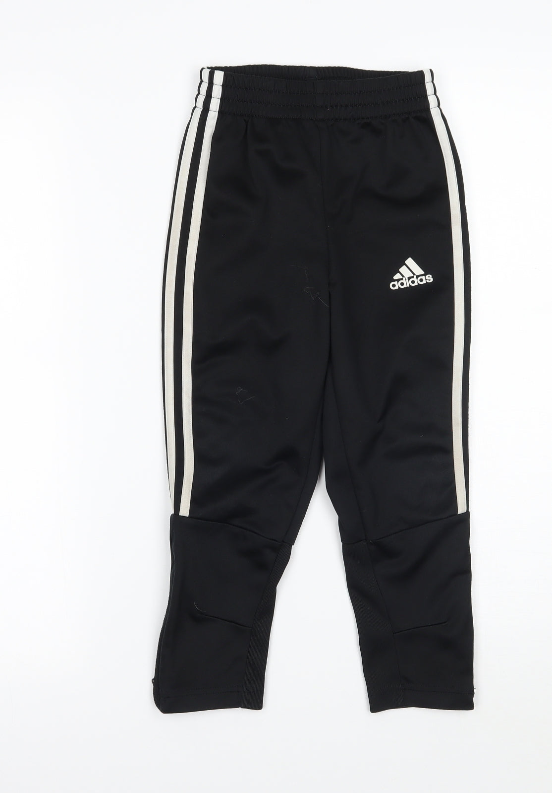 adidas Boys Black   Sweatpants Trousers Size 5-6 Years