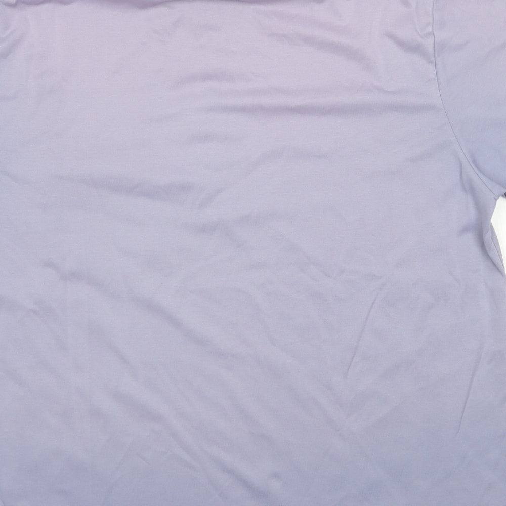 The classic shirt company Mens Purple    T-Shirt Size L